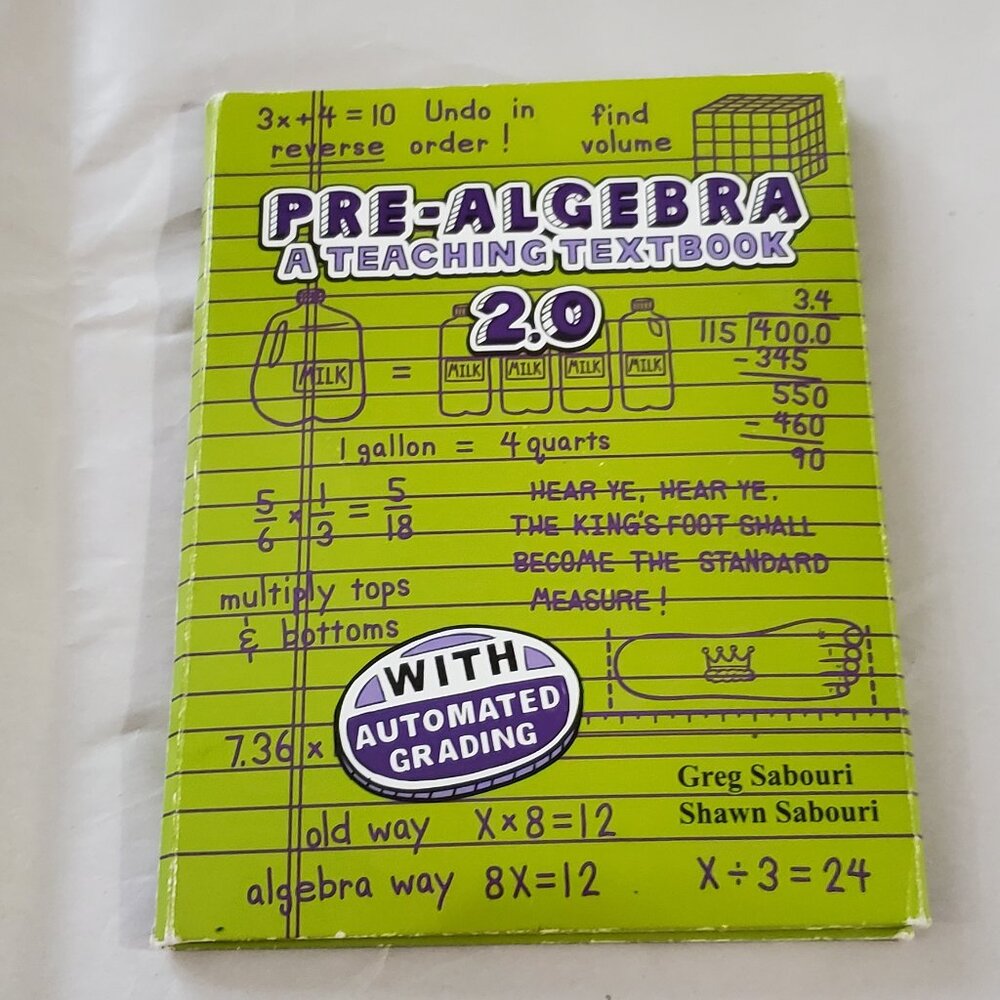 Teaching Textbooks 10 disc set of Pre Algebra CDs